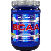 Front of ALLMAX BCAA 2:1:1 powder 400g packaging