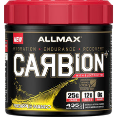ALLMAX CARBION+ Pineapple Mango tub front label