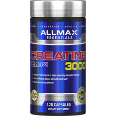 ALLMAX Creatine Monohydrate Capsules bottle – front view