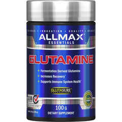 Product front view - ALLMAX Essentials Glutamine 100 g