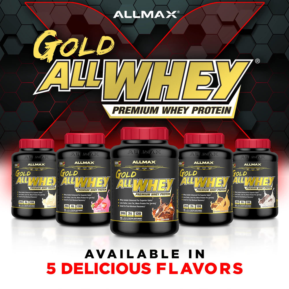 ALLMAX Gold ALLWHEY Chocolate-mixing-with-water yields a smooth, satisfying shake.