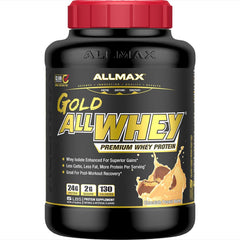 ALLMAX Gold ALLWHEY Chocolate Peanut Butter tub for premium protein