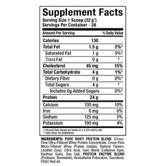 ALLMAX Gold ALLWHEY nutrition panel highlights essential amino acids and BCAAs for muscle support.