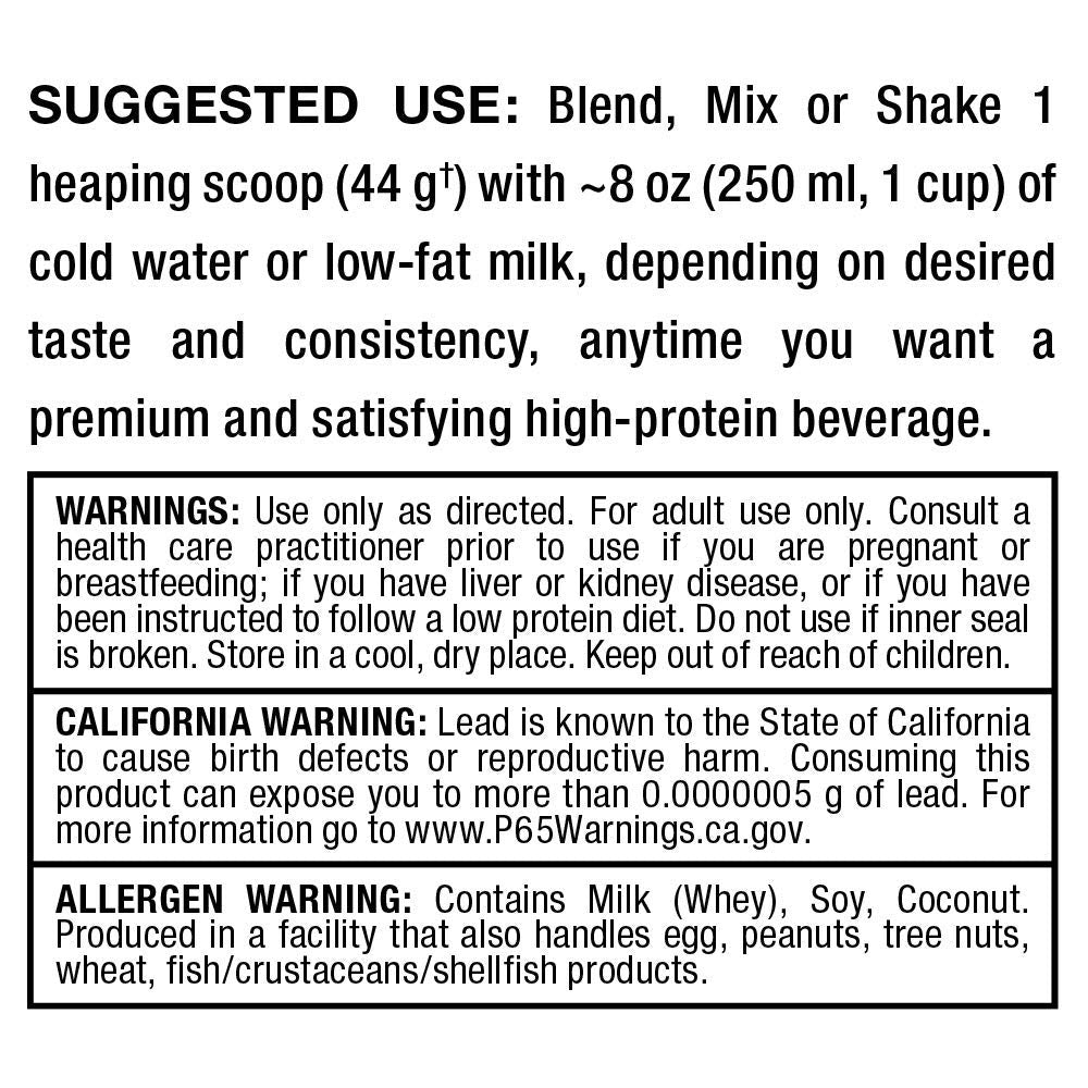 Allmax HEXAPRO vanilla-protein swirl in a bowl for versatile recipe ideas