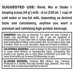 Allmax HEXAPRO vanilla-protein swirl in a bowl for versatile recipe ideas