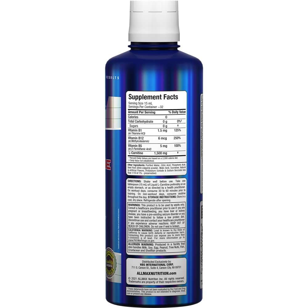 Fruit Punch flavor bottle side view