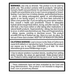 ALLMAX QUICKMASS chocolate label panel emphasizes nutrition facts for informed fueling