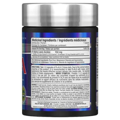 Nutrition facts panel for Allmax R+ALA 60 Capsules