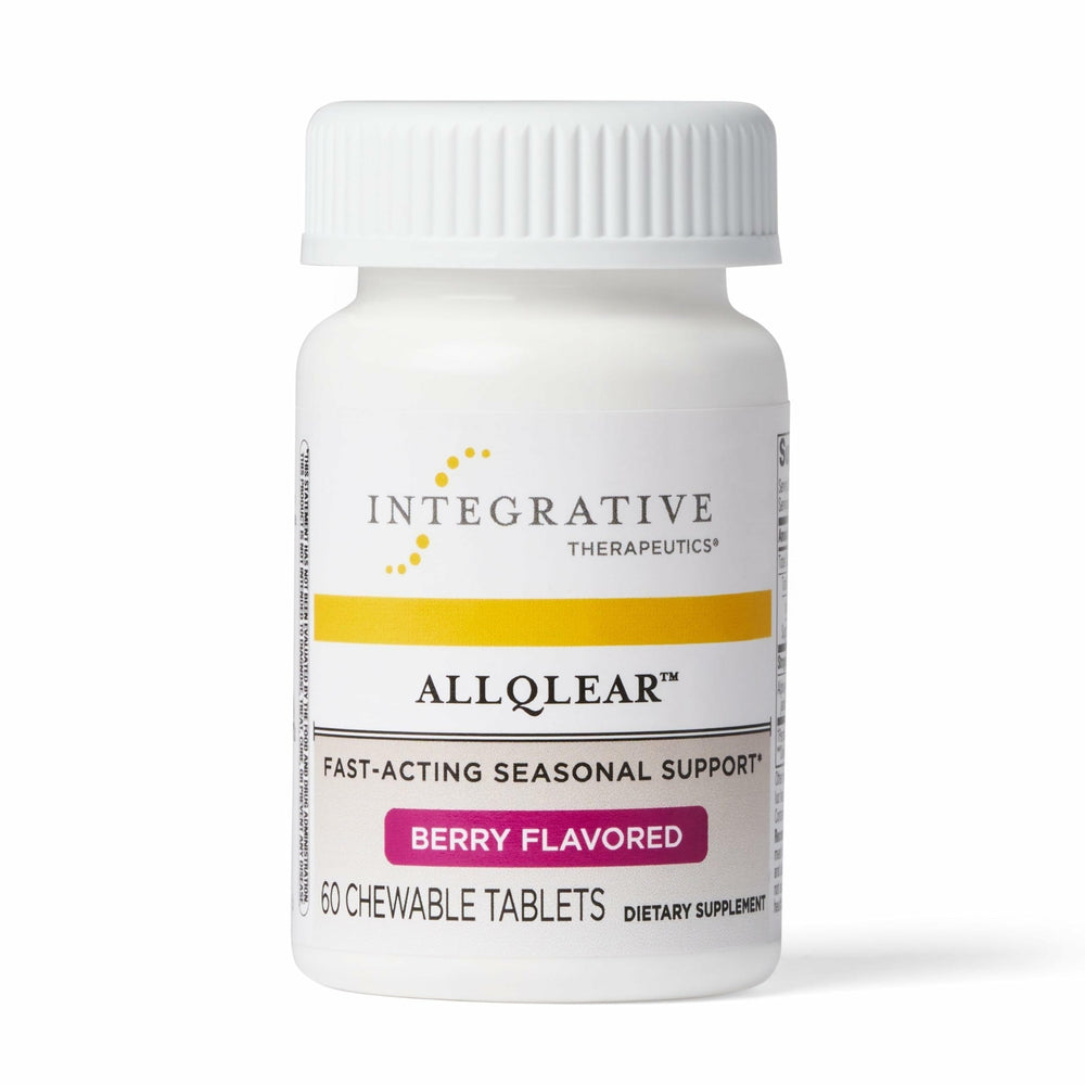 Front view of AllQlear Berry Flavored Immune Support Chewables