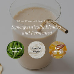 Almased packaging-label closeup communicates product credentials and brand trust.