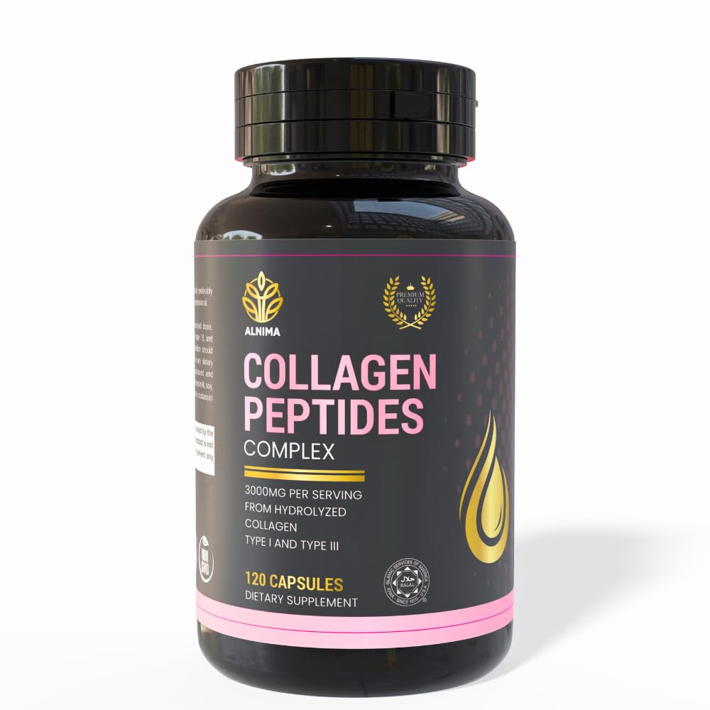 ALNIMA Halal Collagen Peptides Complex bottle label