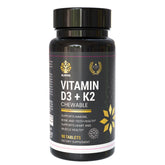 ALNIMA Halal Vitamin D3 + K2 chewable bottle front