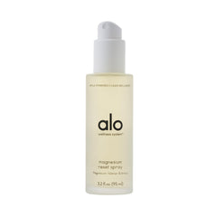 Alo Magnesium Reset Body Spray bottle with calming mist