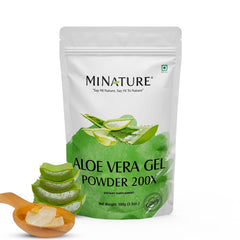 Freeze-dried Aloe Vera Gel Powder 200x - Water solubility test