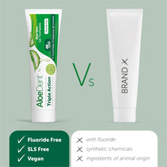 No fluoride, parabens or SLS label