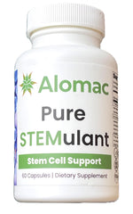 Alomac Pure STEMulant bottle and capsules