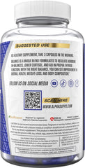 90 capsules per bottle of Alpha Balance
