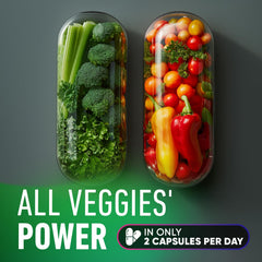 Front packaging of Alpha Flow chlorophyll capsules 2-pack