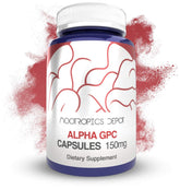 Nootropics Depot Alpha GPC capsules bottle, 150mg, 180 count