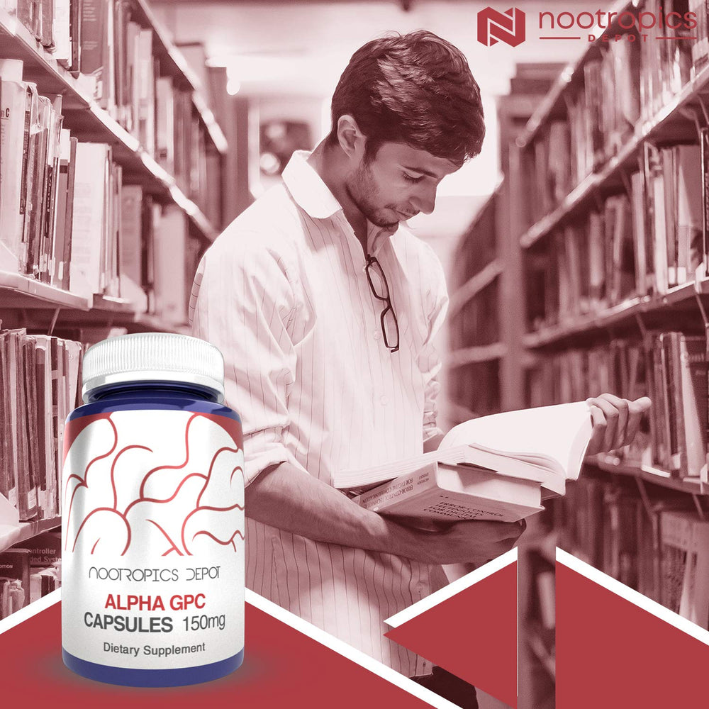 Alpha GPC 150mg capsules packaging close-up