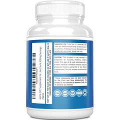 Supplement facts panel for Alpha GPC Choline Capsules
