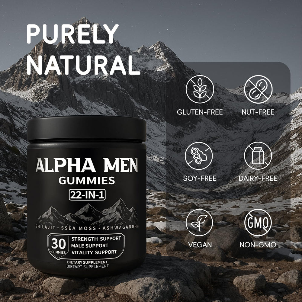 Lifestyle image showing active use of Alpha Gummies for Men