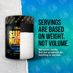 Blue Gummy Bear flavor artwork for Burn