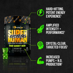 Stack with other Alpha Lion products like Superhuman Intra and Pump