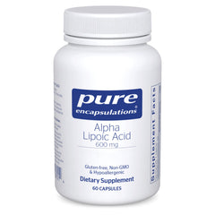 Pure Encapsulations Alpha Lipoic Acid 600 mg bottle