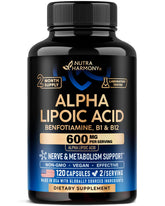 Alpha Lipoic Acid 600mg bottle label