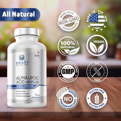Gluten-free vegan Alpha Lipoic Acid packaging