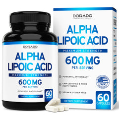 Alpha Lipoic Acid 600mg bottle - 60 capsules