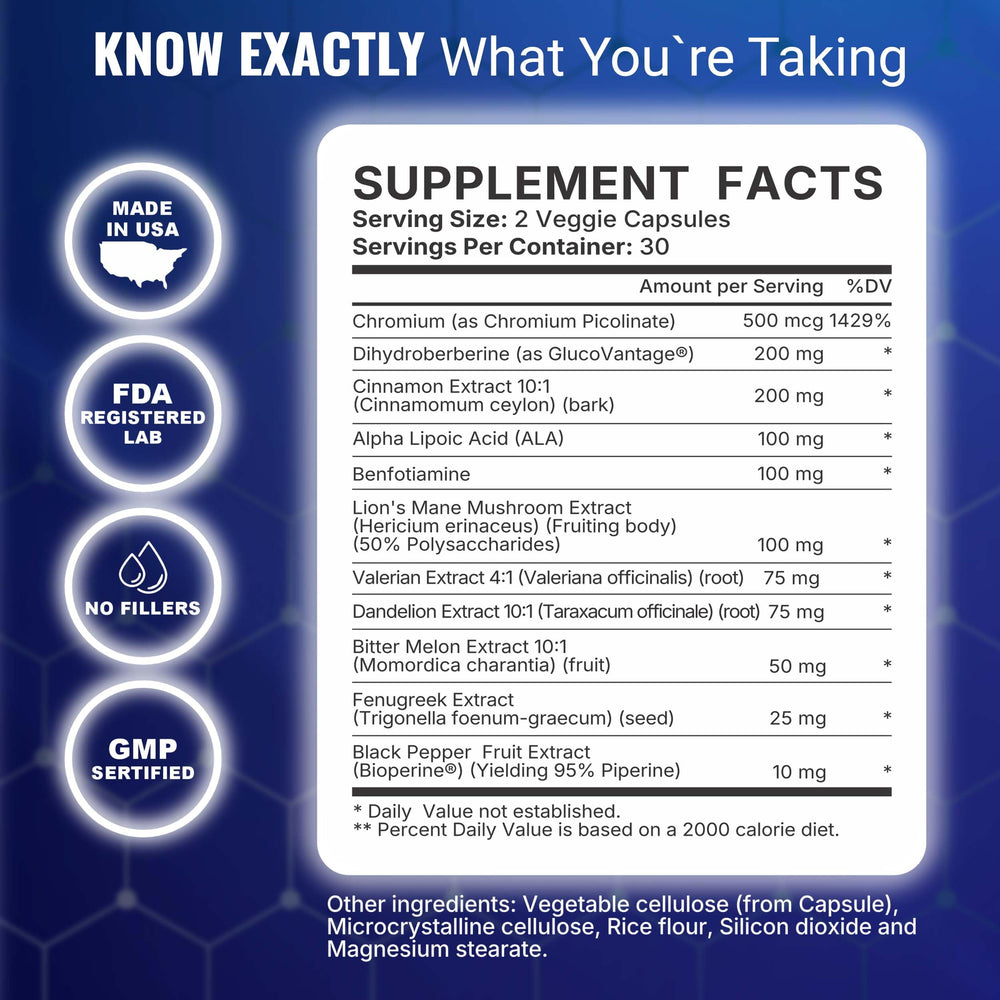 Alpha Lipoic Acid (ALA) capsules