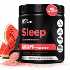 Alpha Nutrients front packaging showing watermelon flavor and benefits