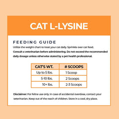 8 oz lysine packaging and labeling