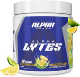 Alpha Supps Alpha Lytes tub front for sugar-free hydration during workouts
