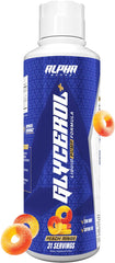 Alpha Supps Glycerol+ bottle pour shows hydration-boosting pump formula.