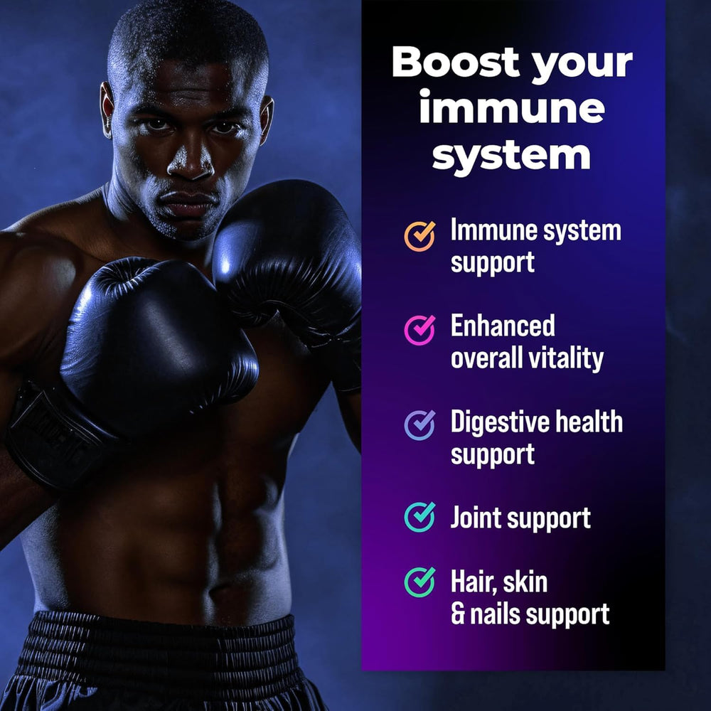 Lifestyle image of a man taking daily vitamins