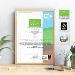 EU-sourced GMP certified and fair trade labeling