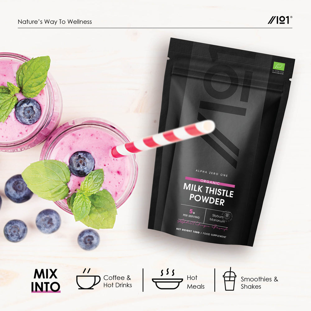 Product packaging with ALPHA01 branding