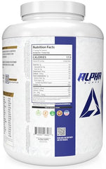 Alpha Supps ISO shake prepared in glass for post-workout protein boost