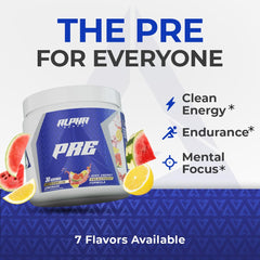Alpha Supps preworkout peach rings setup suggests ready-to-train energy.