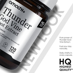 Label for AMALTH Thunder God Vine Root extract