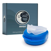 Aman Night Guard blue packaging with moon-themed logo