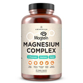 Bottle of AMANDEAN Magtein Magnesium Complex with 90 veggie capsules
