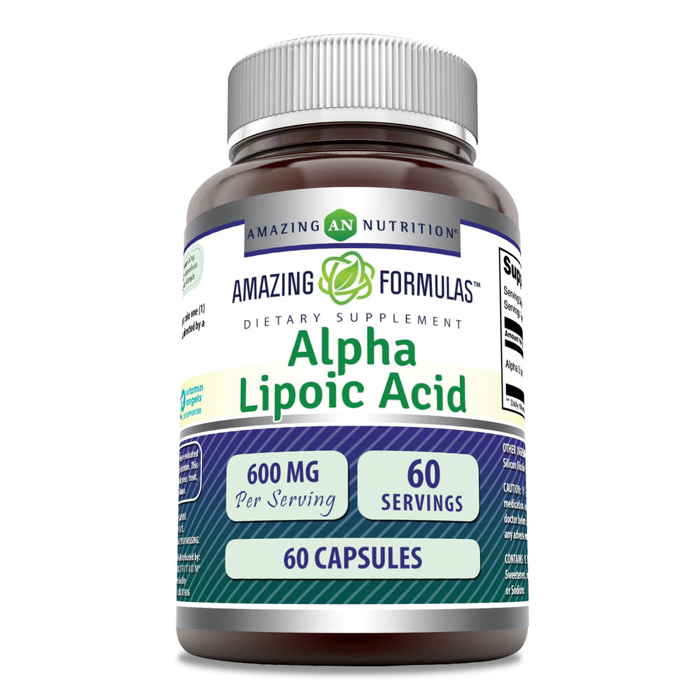 Amazing Formulas Alpha Lipoic Acid bottle front label