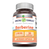 Amazing Formulas Berberine 1200 mg per serving veggie capsules