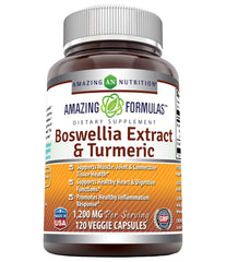 Amazing Formulas Boswellia Turmeric 1200mg Veggie Capsule – product image 1