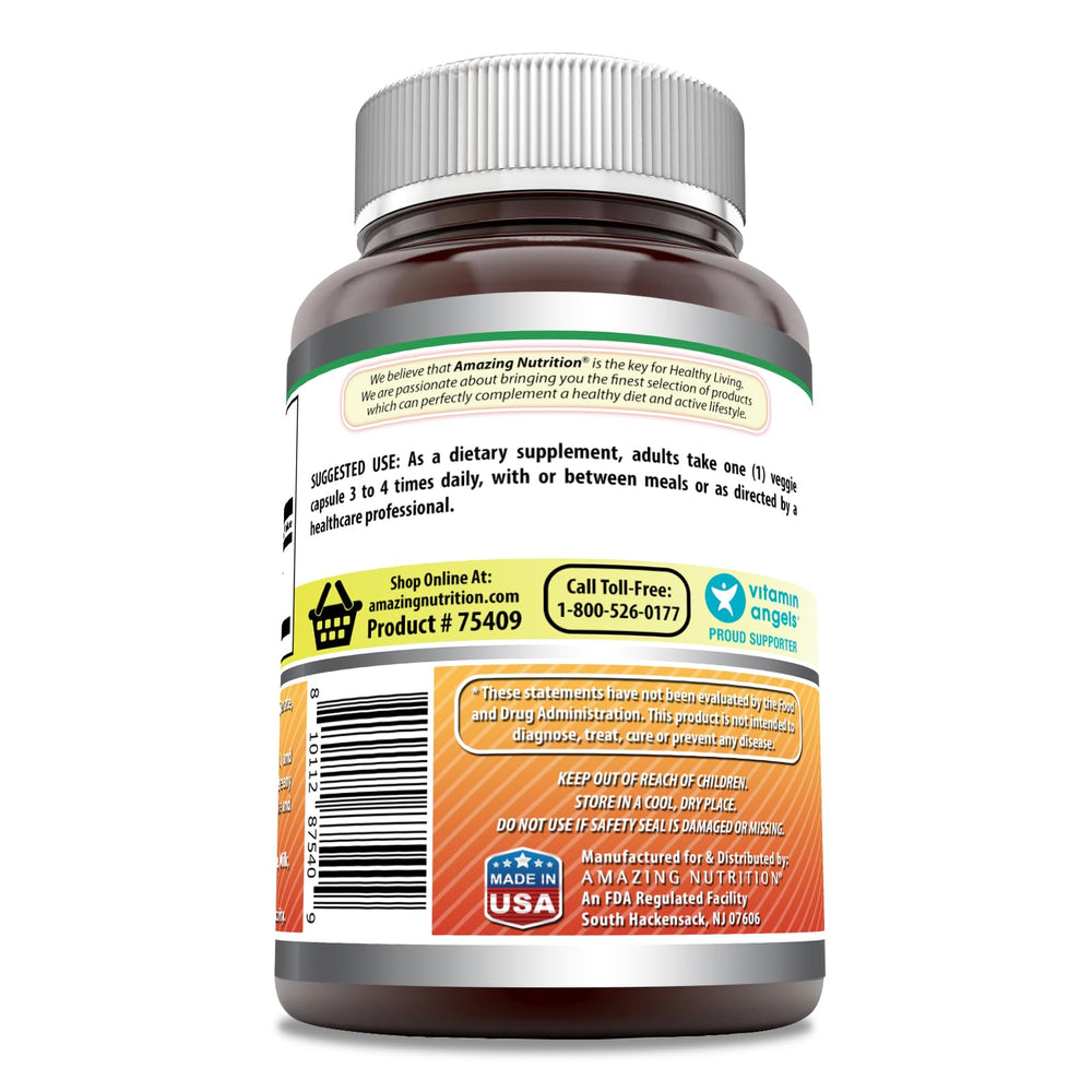 Non-GMO gluten-free bromelain capsules manufactured in the USA