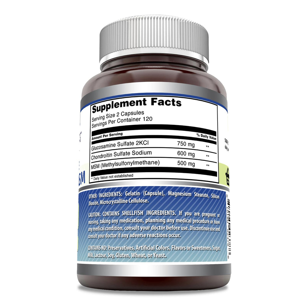 Close-up of supplement bottle label showing Non-GMO and Gluten-Free